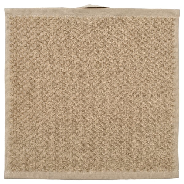 GULVIAL Petite serviette, beige, 30x30 cm