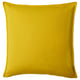 GURLI Housse de coussin, jaune, 50x50 cm
