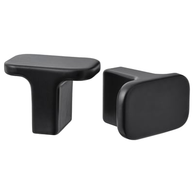 HACKÅS Bouton, anthracite, 15 mm
