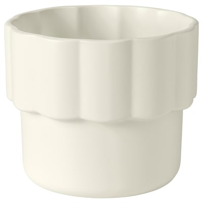 HÄNGSÄLG Cache-pot, blanc cassé, 15 cm