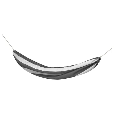 HAMNÖN Hamac, anthracite/blanc, 150x265 cm