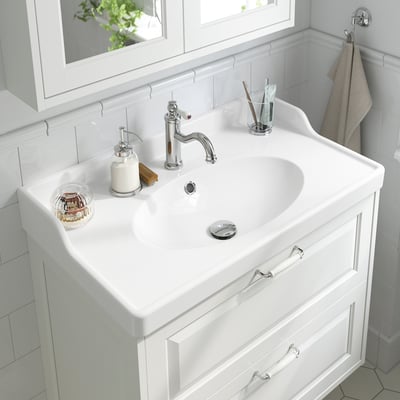 HAMNSKÄR Mitigeur lavabo, chromé