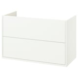 HAVBÄCK Meuble lavabo avec tiroirs, blanc, 100x48x63 cm