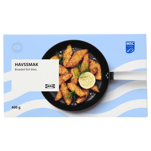 HAVSSMAK Bouchées de poisson pané, certifié MSC surgelé, 400 g