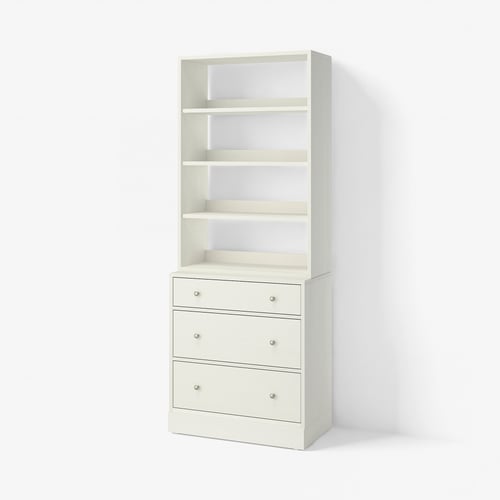 HAVSTA Combinaison de rangement, blanc, 81x47x212 cm