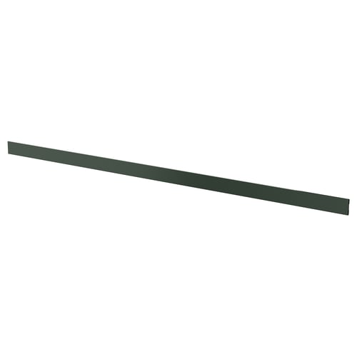 HAVSTORP Plinthe, vert profond, 220x8 cm