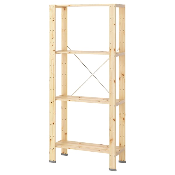 HEJNE 1 section, avec protections extrémités/pin, 78x31x172 cm