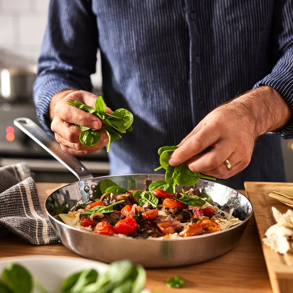 HEMKOMST Poêle, acier inoxydable, 28 cm