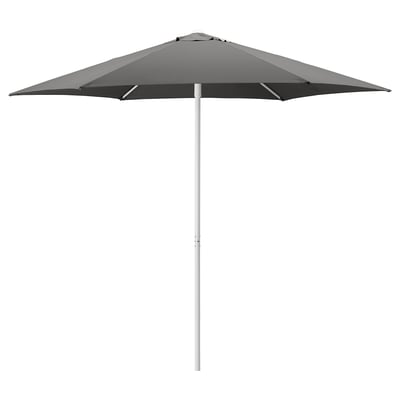 HÖGÖN Parasol, gris, 270 cm