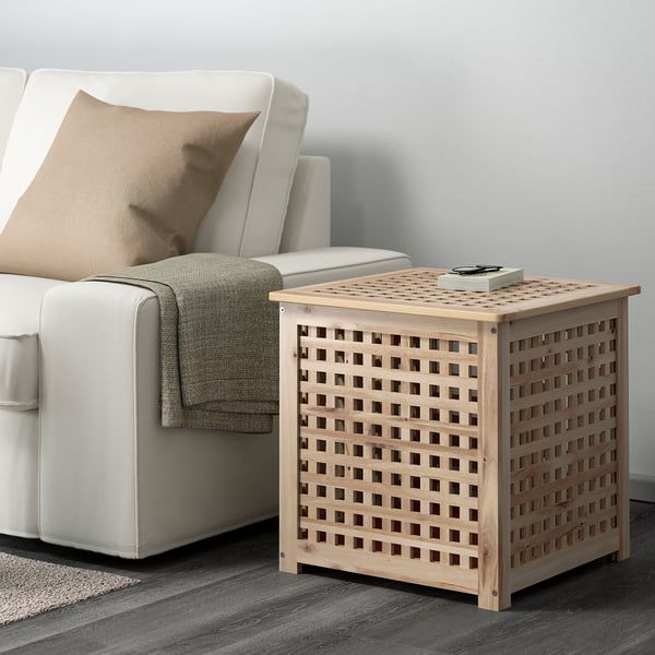 HOL Table d'appoint, acacia, 50x50 cm