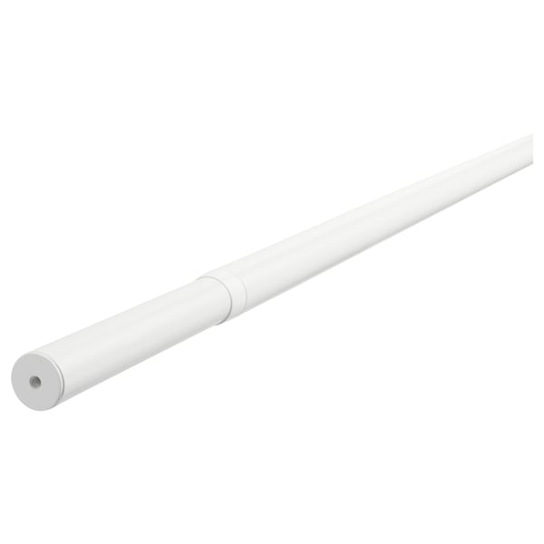 HUGAD Tringle à rideau, blanc, 120-210 cm