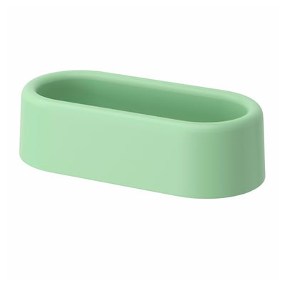HUMLESJÖN Panier à ventouse, vert clair, 26x13x7 cm