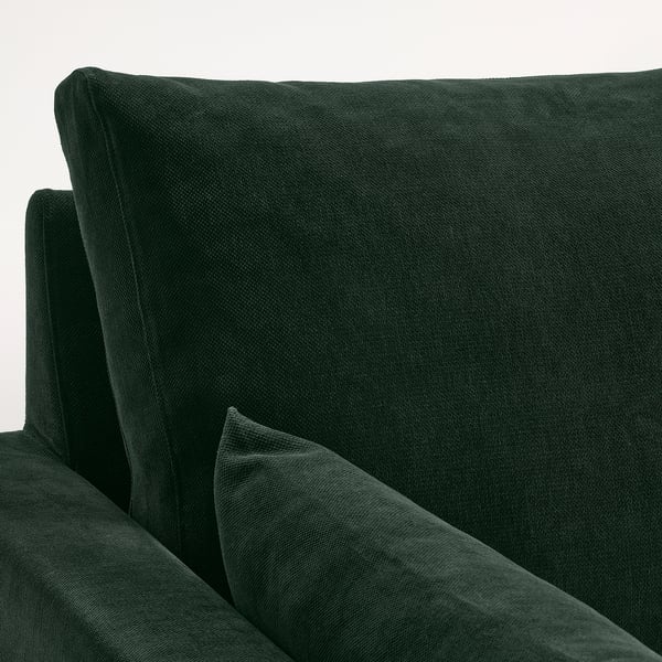 HYLTARP Canapé 3 places, Tallmyra vert foncé