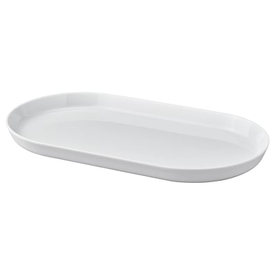 IKEA 365+ Plat, blanc, 36x20 cm