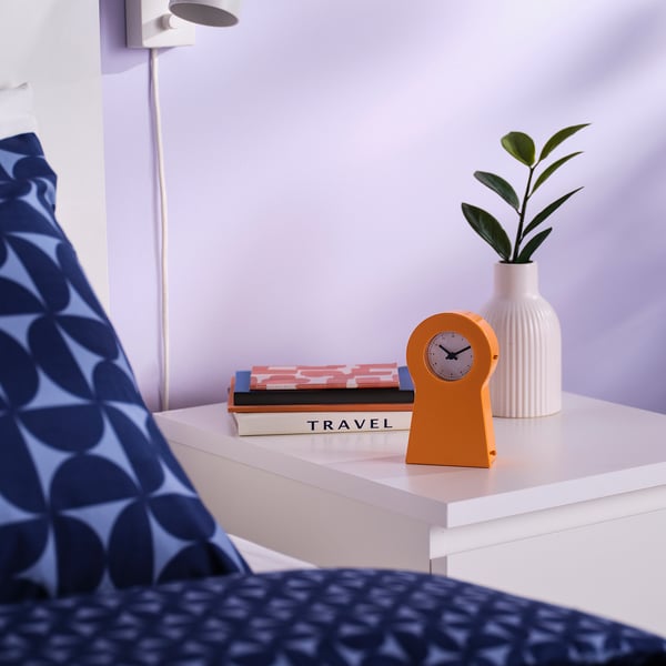 IKEA PS 1995 Horloge, orange, 14 cm