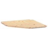 IVAR Tablette d'angle, pin, 56x56x30 cm