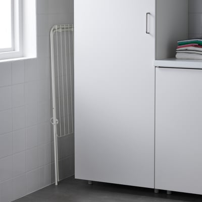 JÄLL Étendoir à linge, int/ext, blanc