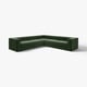 JÄTTEBO Canapé d'angle modulaire, 6 places, Johanneshov vert foncé