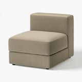 JÄTTEBO Housse module 1 place avec rangt, Johanneshov brun-beige