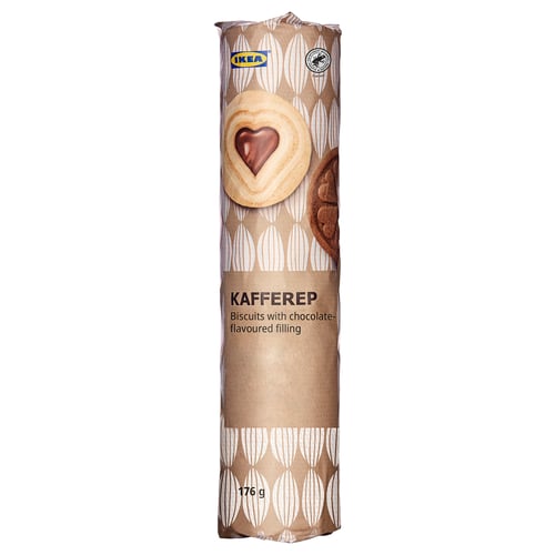 KAFFEREP Biscuits, avec garniture arôme chocolat ., 176 g