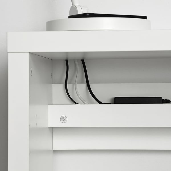 KALLAX Bureau, blanc, 111x39 cm