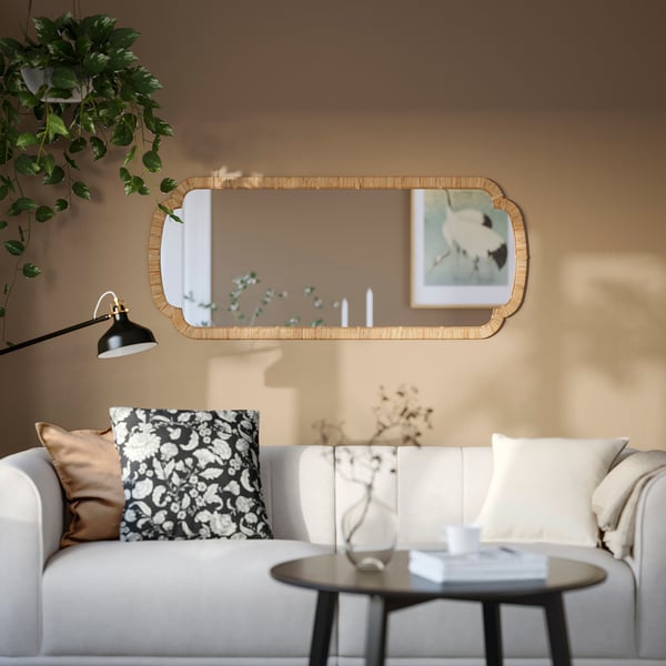 KANDLENÖT Miroir, rotin, 60x140 cm