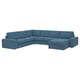 KIVIK Canapé d'angle 5pl + méridienne, Tallmyra bleu
