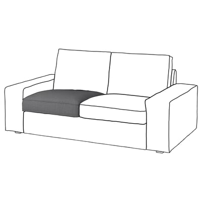 KIVIK Cous assise à recouv, can 2p, pour remplacement
