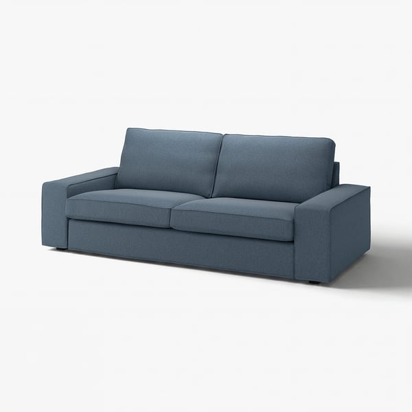 KIVIK Housse canapé 3 pl, Gunnared bleu