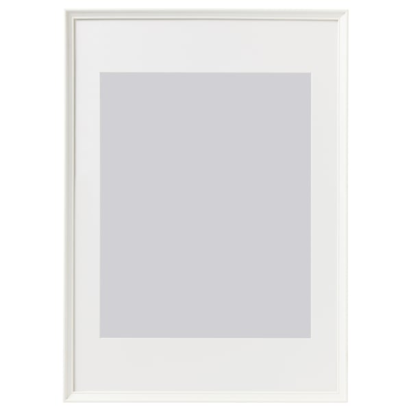 KNOPPÄNG Cadre, blanc, 50x70 cm