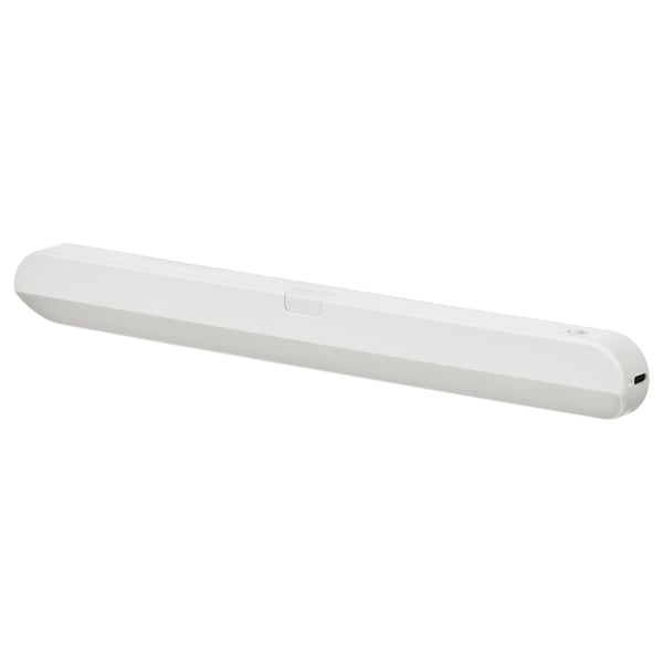 KÖLVATTEN Éclairage LED avec capteur, blanc/à pile, 30 cm