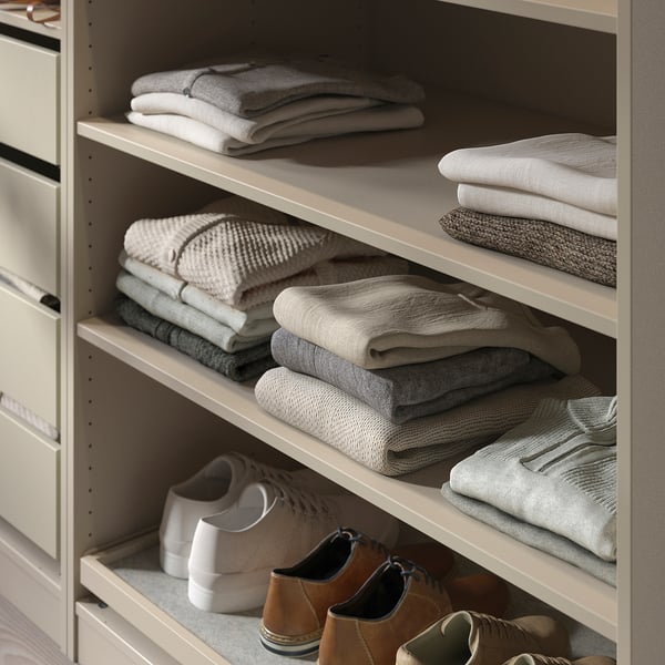 KOMPLEMENT Tablette, gris-beige, 100x58 cm