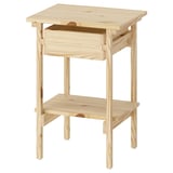 KRONÖREN Table de chevet, pin, 39x32x55 cm