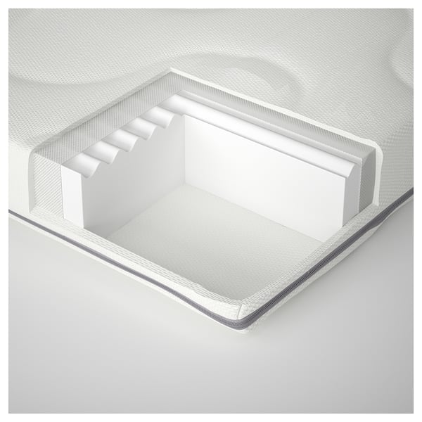 KRUMMELUR Matelas mousse pour lit bébé, 60x120x8 cm