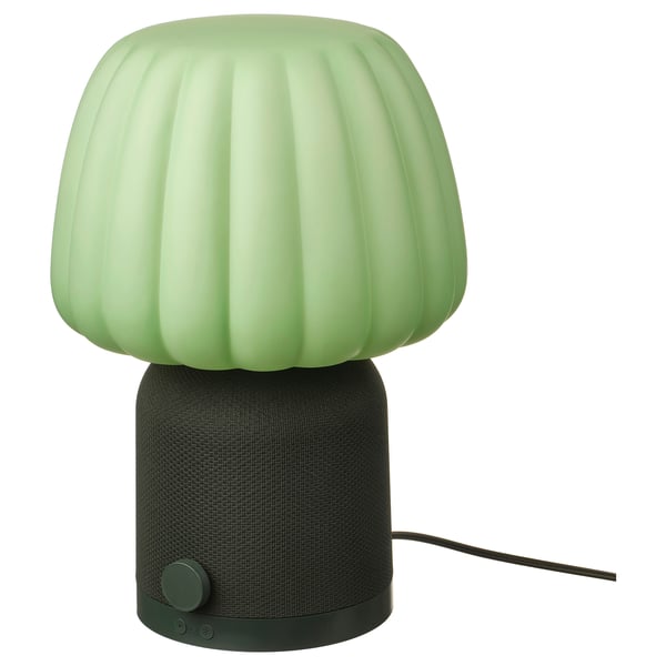 KULGLASS Lampe enceinte bluetooth, vert foncé