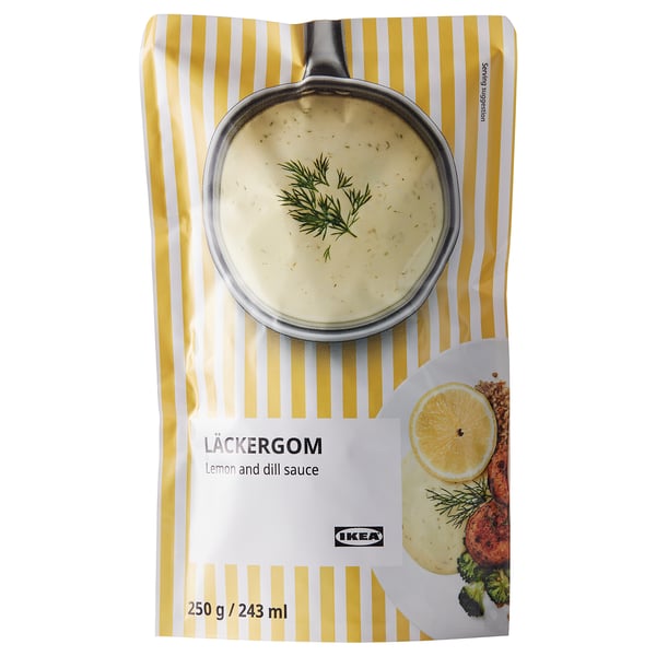 LÄCKERGOM Sauce citron aneth, 250 g