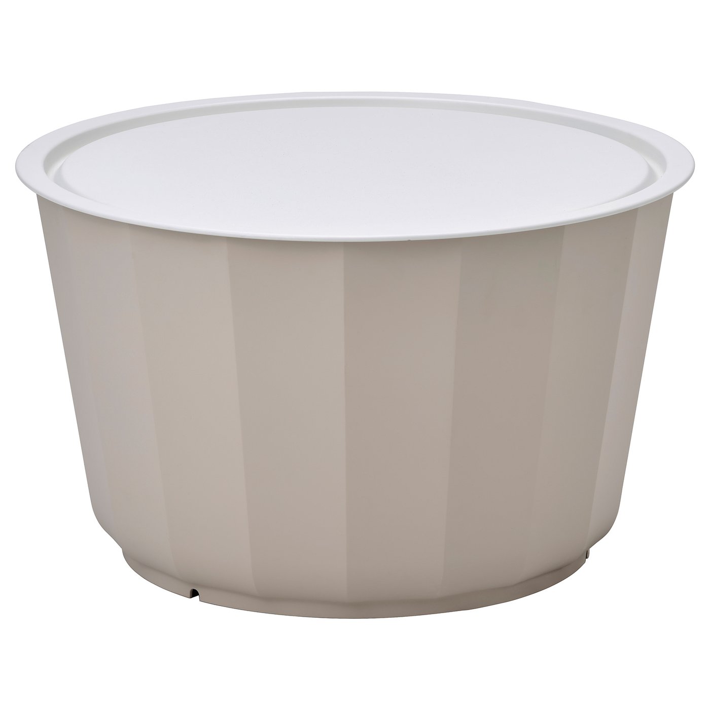 LÅGASKÄR Table basse, extérieur, beige