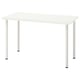 LAGKAPTEN / ADILS Bureau, blanc, 120x60 cm
