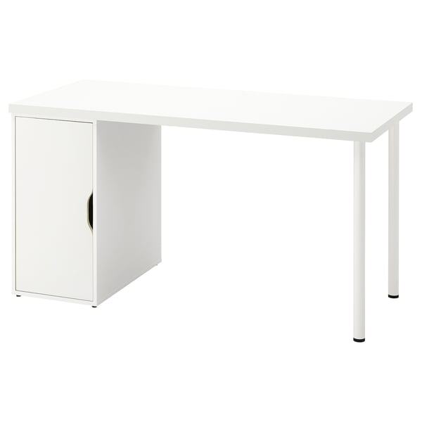 LAGKAPTEN / ALEX Bureau, blanc, 140x60 cm