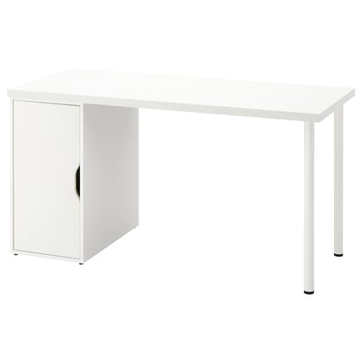 LAGKAPTEN / ALEX Bureau, blanc, 140x60 cm
