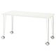 LAGKAPTEN / KRILLE Bureau, blanc, 140x60 cm