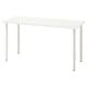 LAGKAPTEN / OLOV Bureau, blanc, 140x60 cm