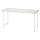 LAGKAPTEN / SPÄND Bureau, blanc, 140x60 cm