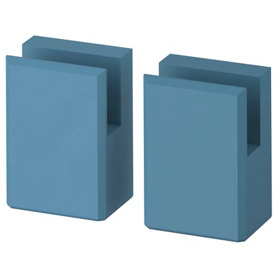 LERHYTTAN Pied pour plinthe décorative, bleu, 8 cm