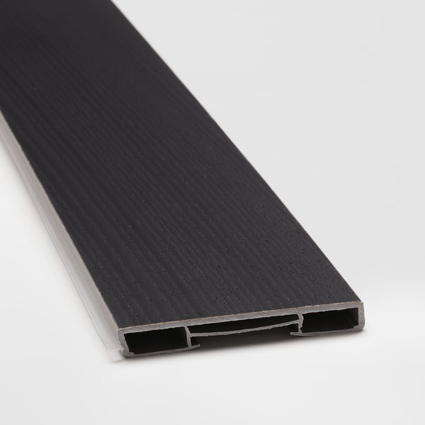 LERHYTTAN Plinthe, teinté noir, 220x8 cm
