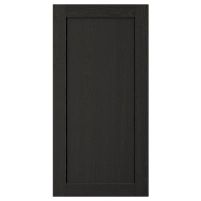 LERHYTTAN Porte, teinté noir, 40x80 cm