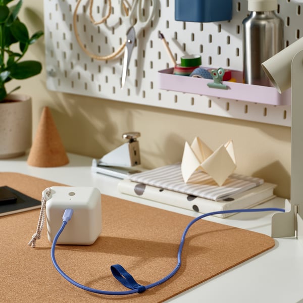 LILLHULT USB-C vers USB-C, mauve, 3.0 m