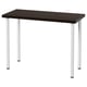 LINNMON / ADILS Table, brun noir/blanc, 100x45 cm