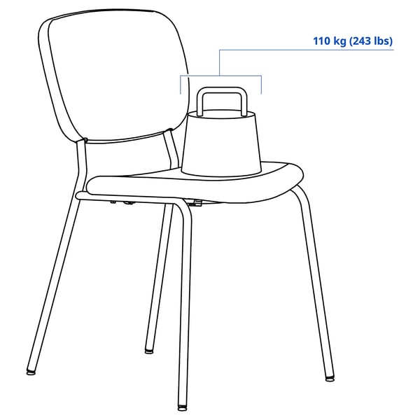 LISABO / VIHALS Table et 6 chaises