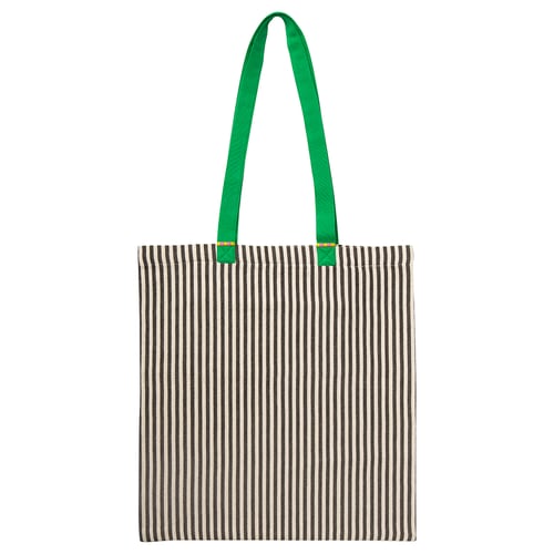 MÄVINN Sac, vert/rayure blanc/noir
